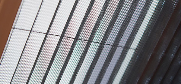 Moustiquaire plissée